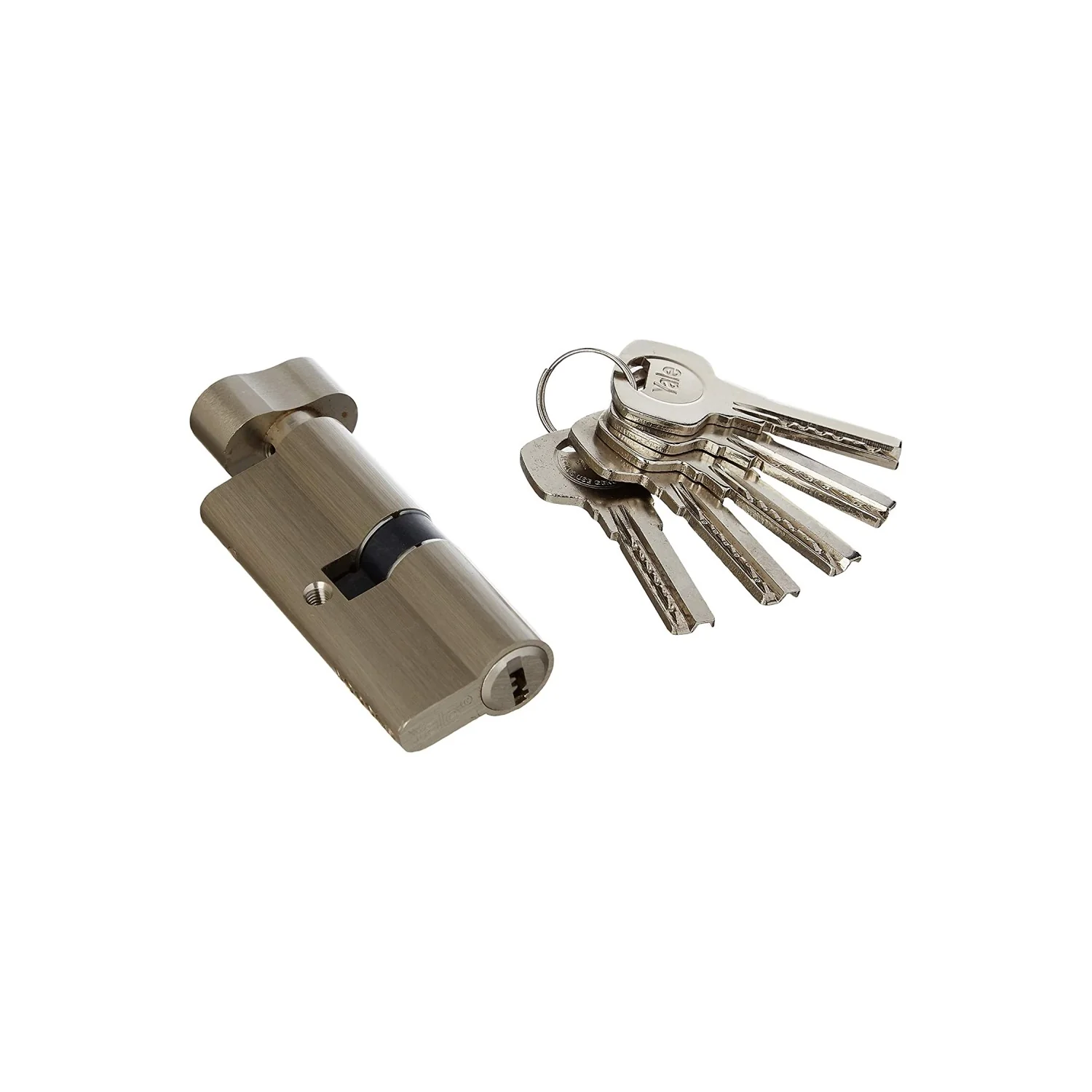 60 MM TT AB DK-S Cylinder with Inside Thumbturn,  AB,Dimpled Key - Image 7