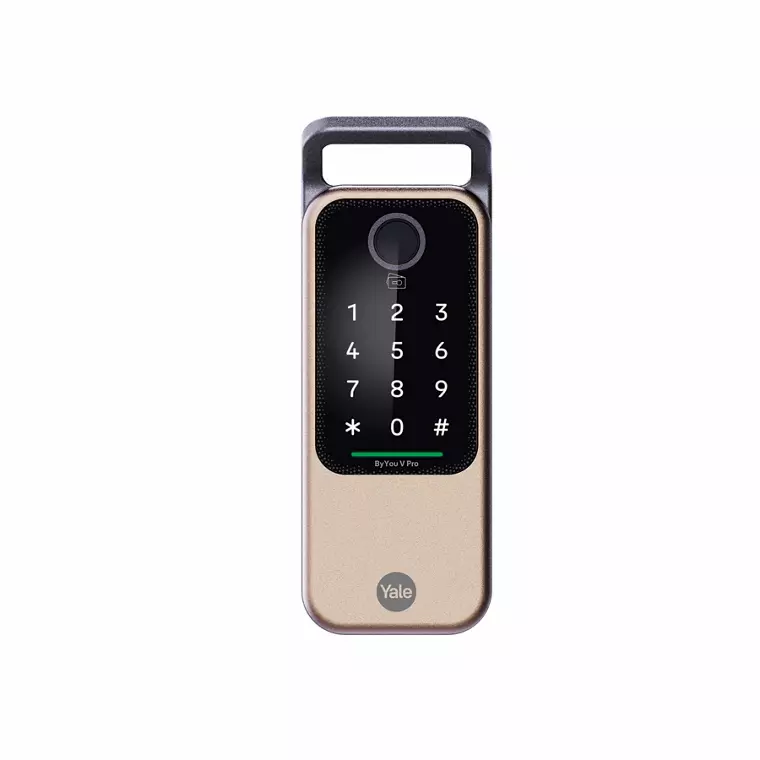 ByYou V Pro Smart Door Lock with 5 Way Unlocking Fingerprints, In-built Bluetooth, PIN Code, RFID Tag, Manual Key (Black/Gold) - Image 22