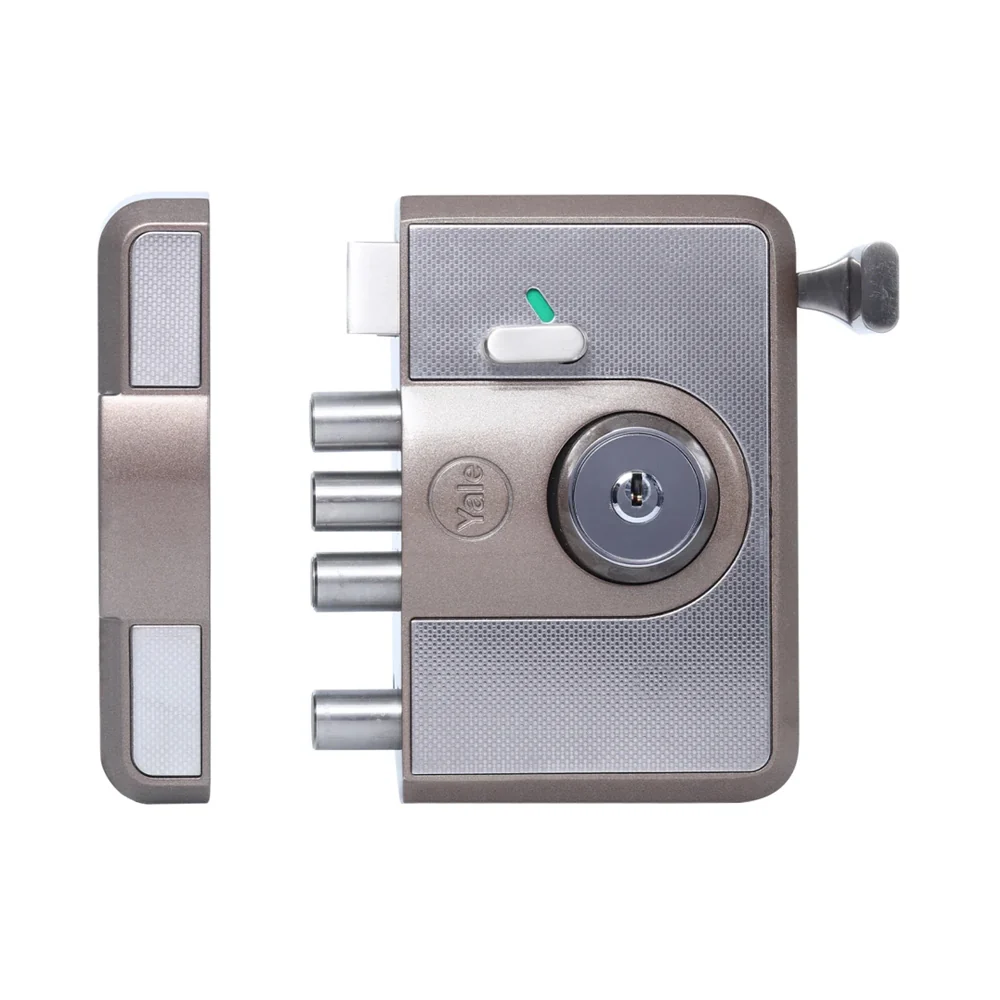 CBR-Cinco 500,Latch & DeadBolt Main Door Lock, Both Side Keys, Brown - Image 2