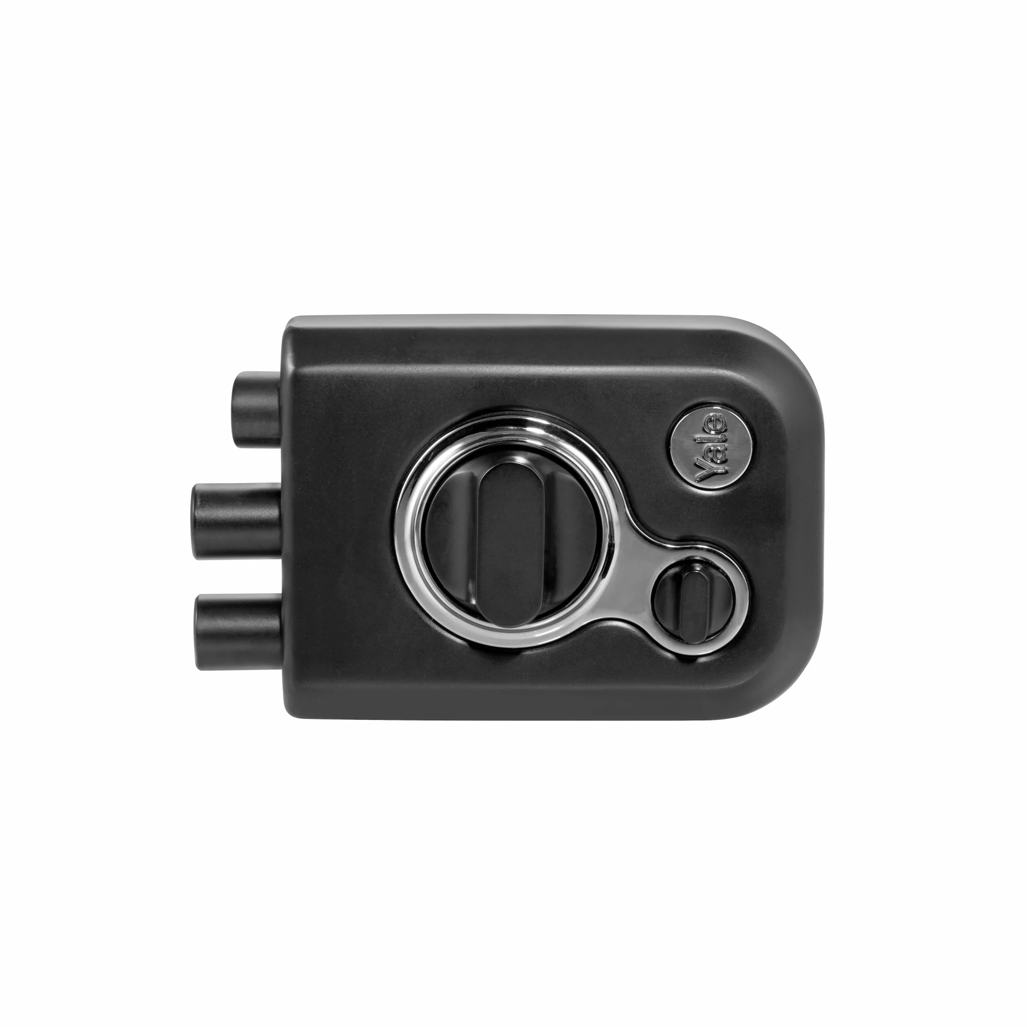 Yale Kratos™ Rimlock – Tribolt, 2 Deadbolts & 1 Latch Bolt, Thumbturn, 4 Dimple Keys (Black Matt and Black Nickel) - Image 8
