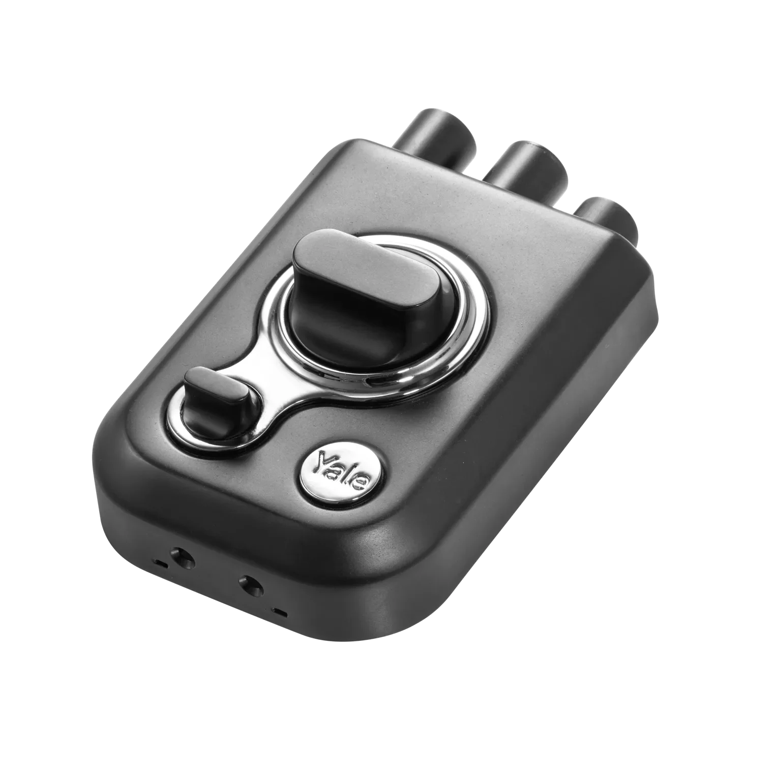 Yale Kratos™ Rimlock – Tribolt, 2 Deadbolts & 1 Latch Bolt, Thumbturn, 4 Dimple Keys (Black Matt and Black Nickel) - Image 9