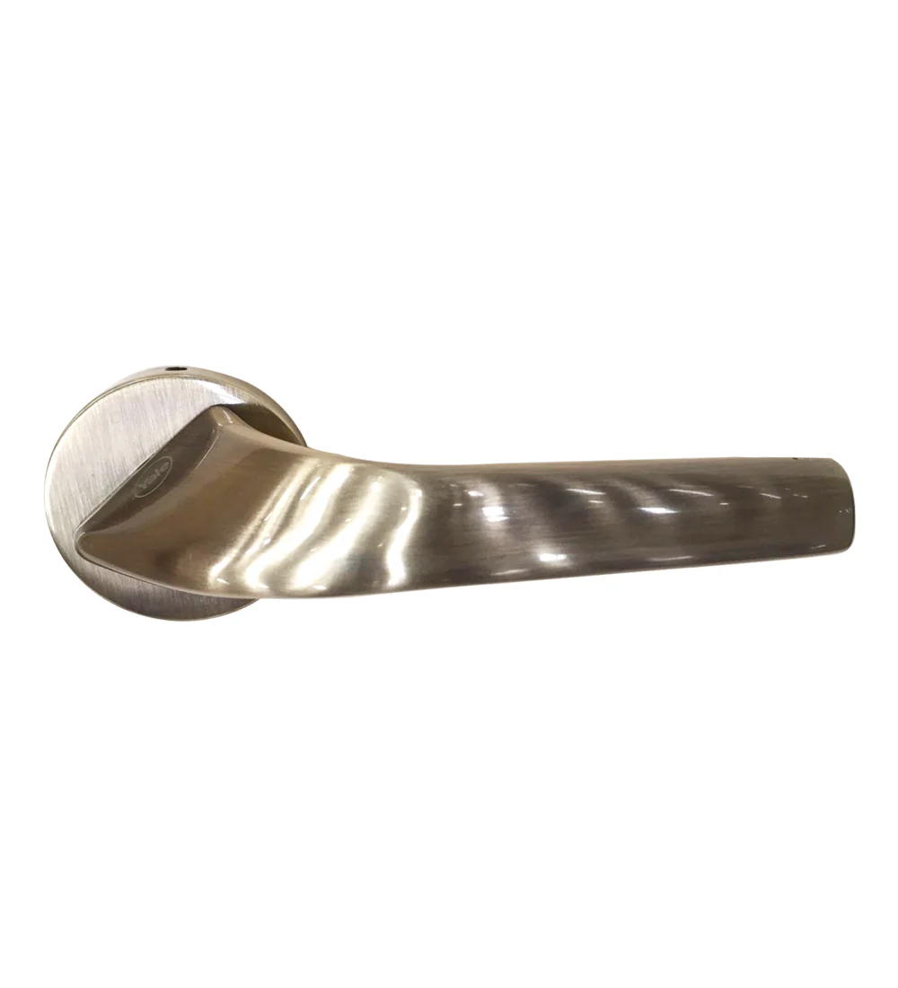 YPBL-802-SS Solid Brass Lever Handle, Satin Nickel - Image 2