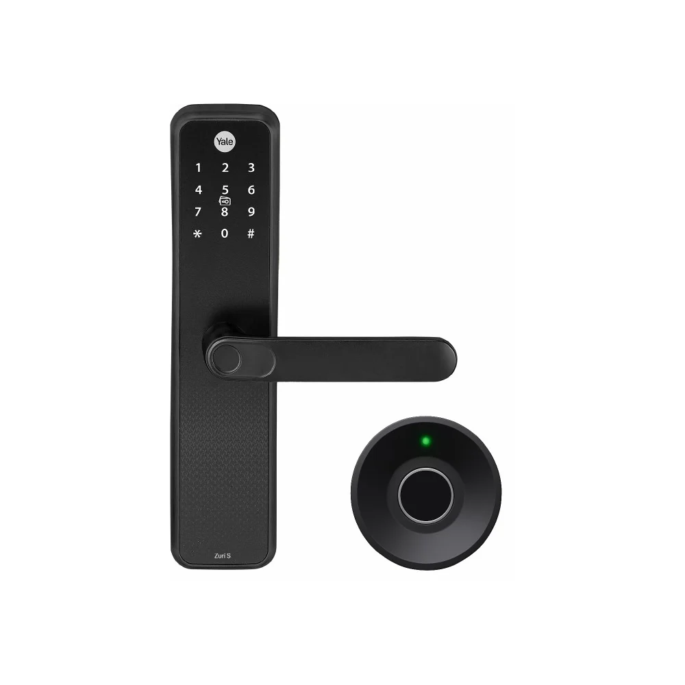 Special Bundle Offer - Zuri S (Black) Smart Lock with YWLOL Digital fingerprint wardrobe lock (Black)