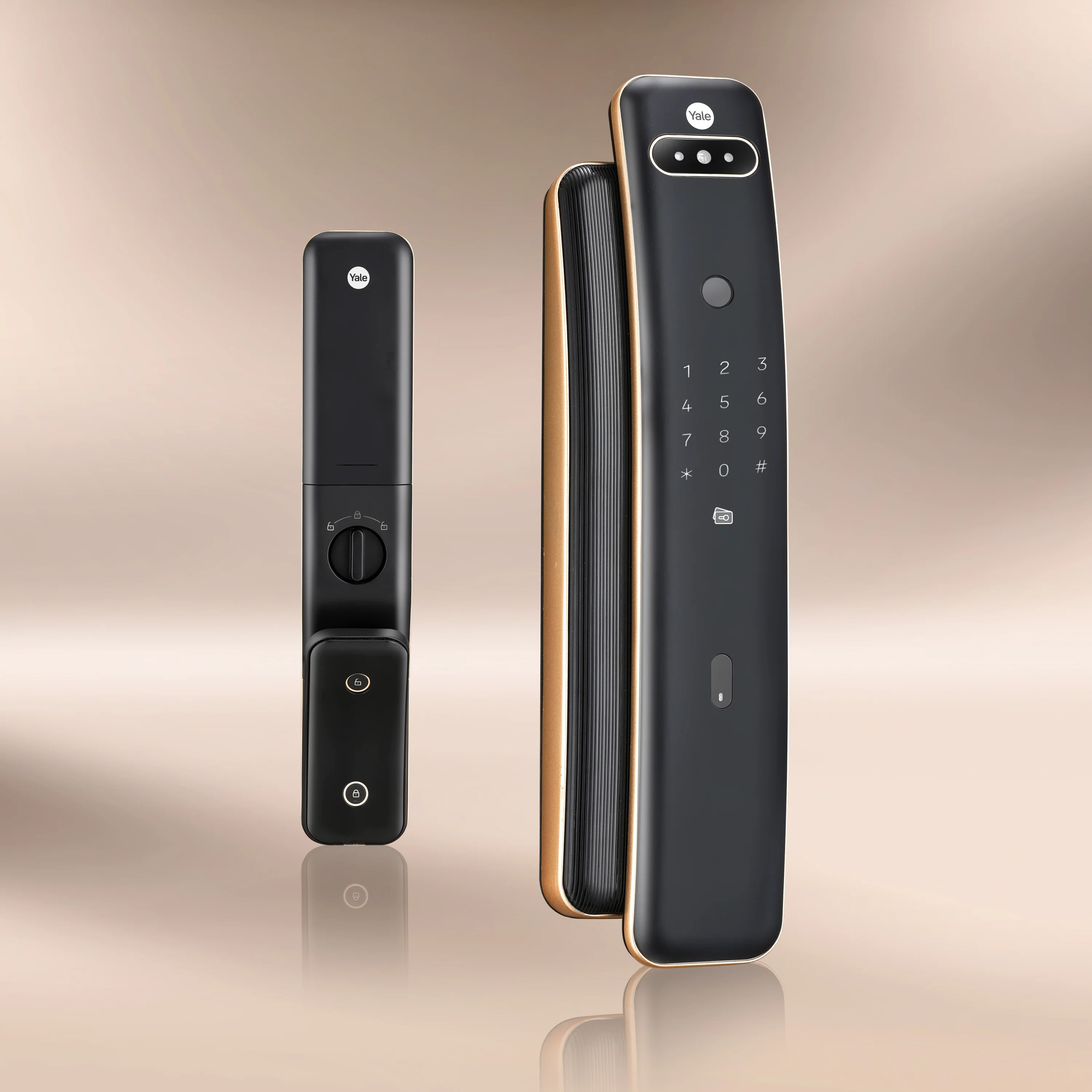 Yale Luna Pro+ Smart Lock with Face scan technology, Fingerprint, PIN, RFID and Manual Key (Bluetooth Module and Wifi Bridge Included) - Image 14