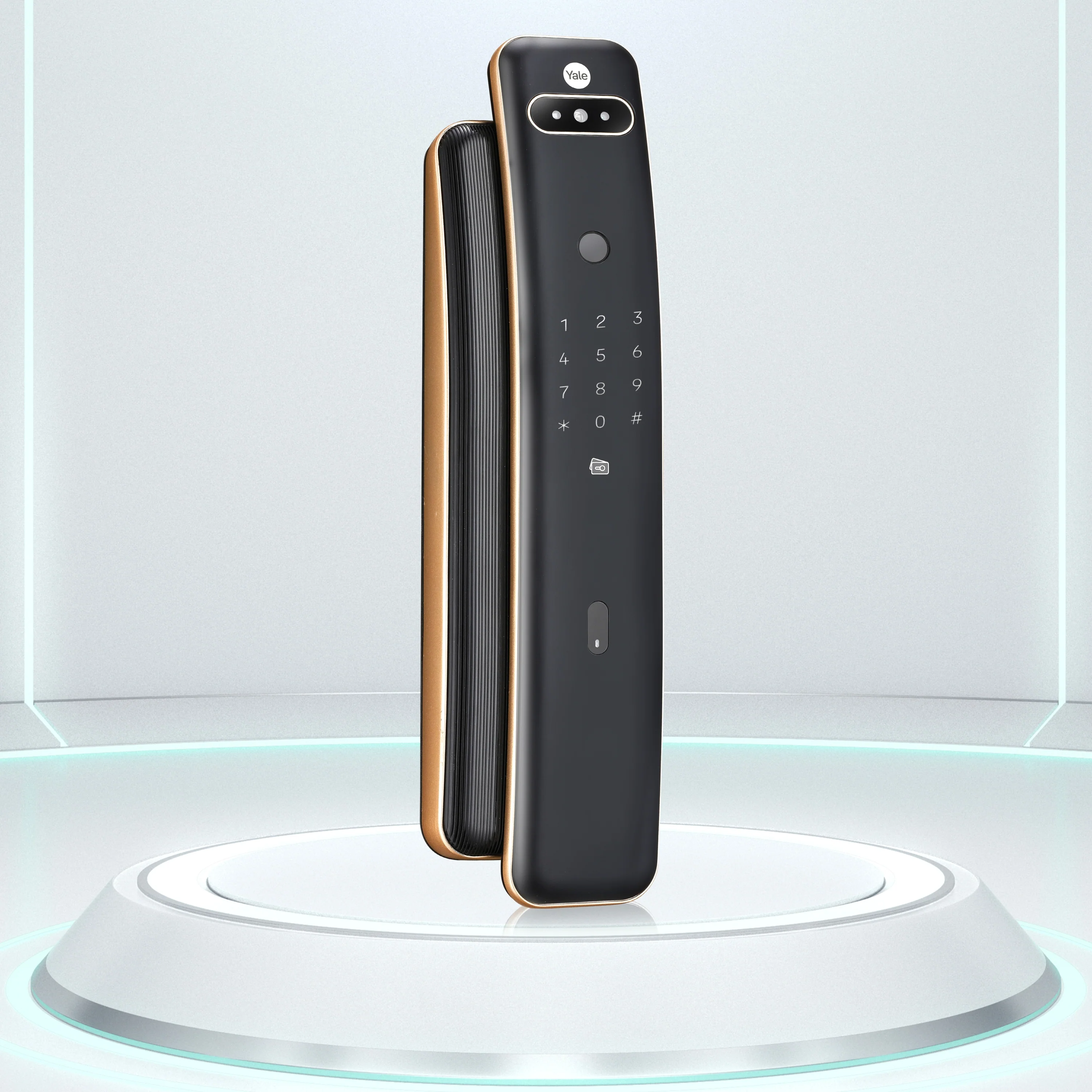 Yale Luna Pro+ Smart Lock with Face scan technology, Fingerprint, PIN, RFID and Manual Key (Bluetooth Module and Wifi Bridge Included) - Image 15