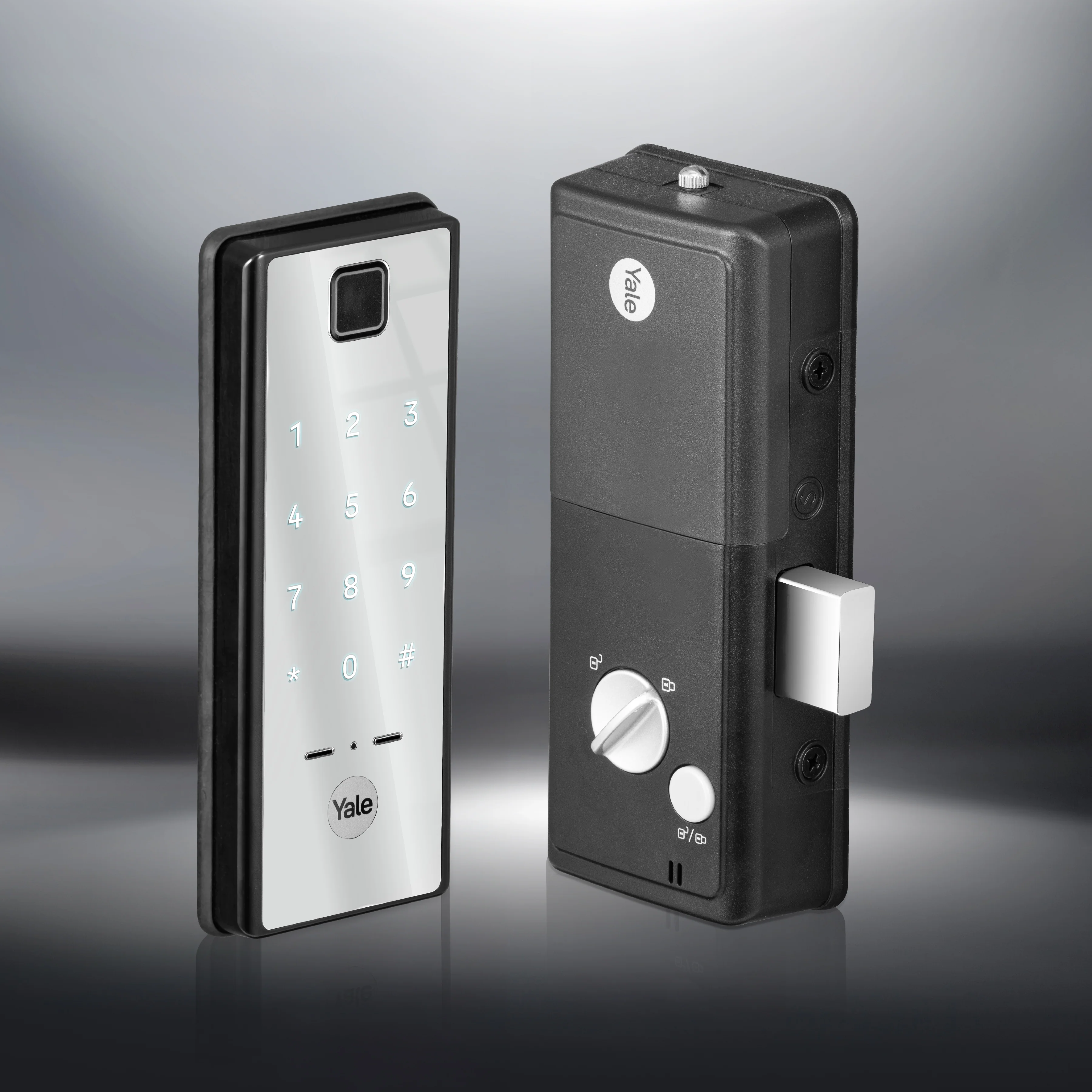 Yale Reflecta Digital Lock, Mirror finish with PIN and Fingerprint access - Image 6