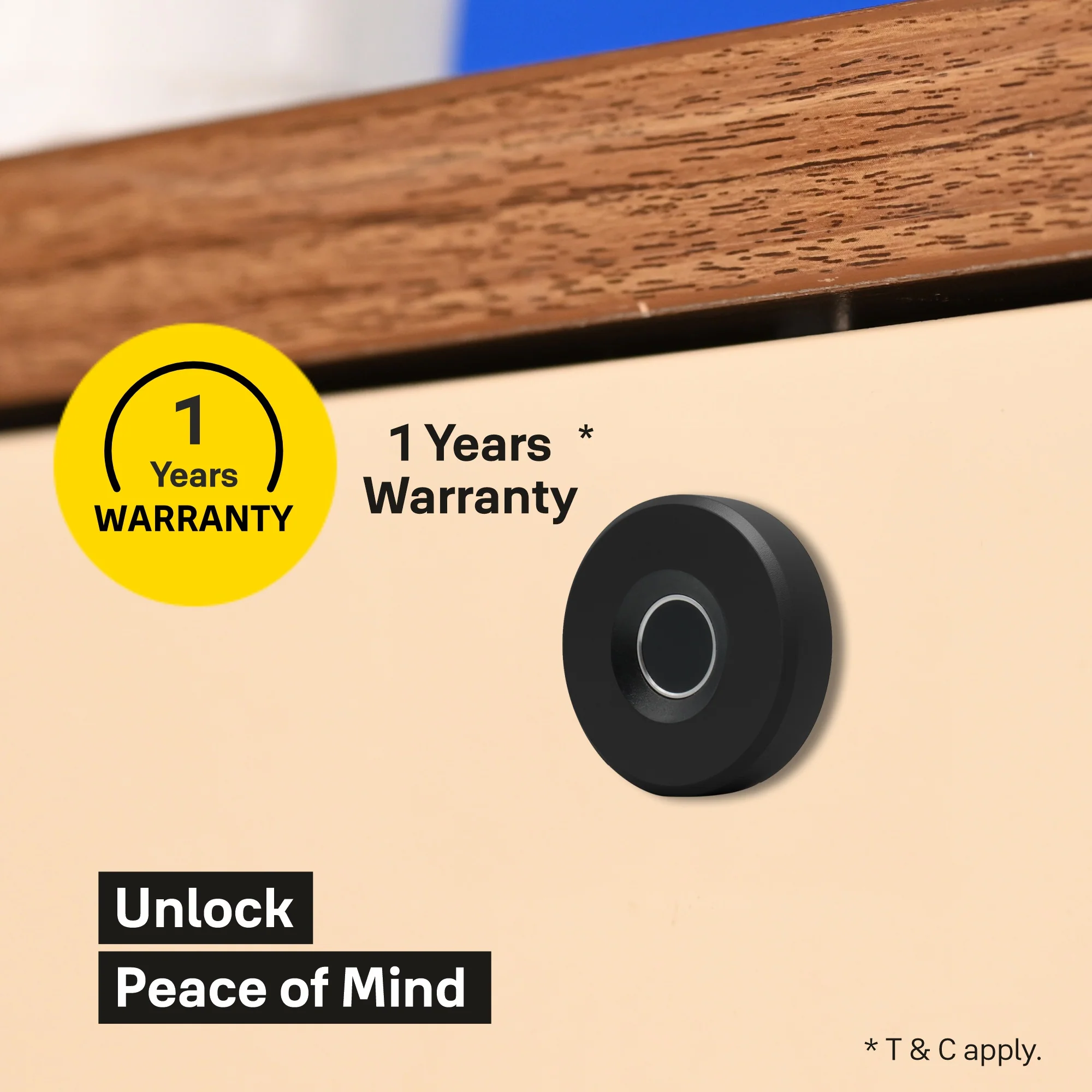 Special Bundle Offer - Zuri Smart Lock (Black) with YWLOL Digital Wardrobe Fingerprint Lock - Image 14