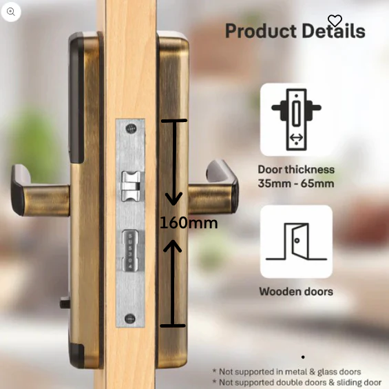 Yale Zuri S (Antique Bronze) Smart Lock with 5 way unlocking (Fingerprint, PIN, RFID, Manual Key) and Built-in Bluetooth (To Access through Home App) Included Wifi bridge - Image 16