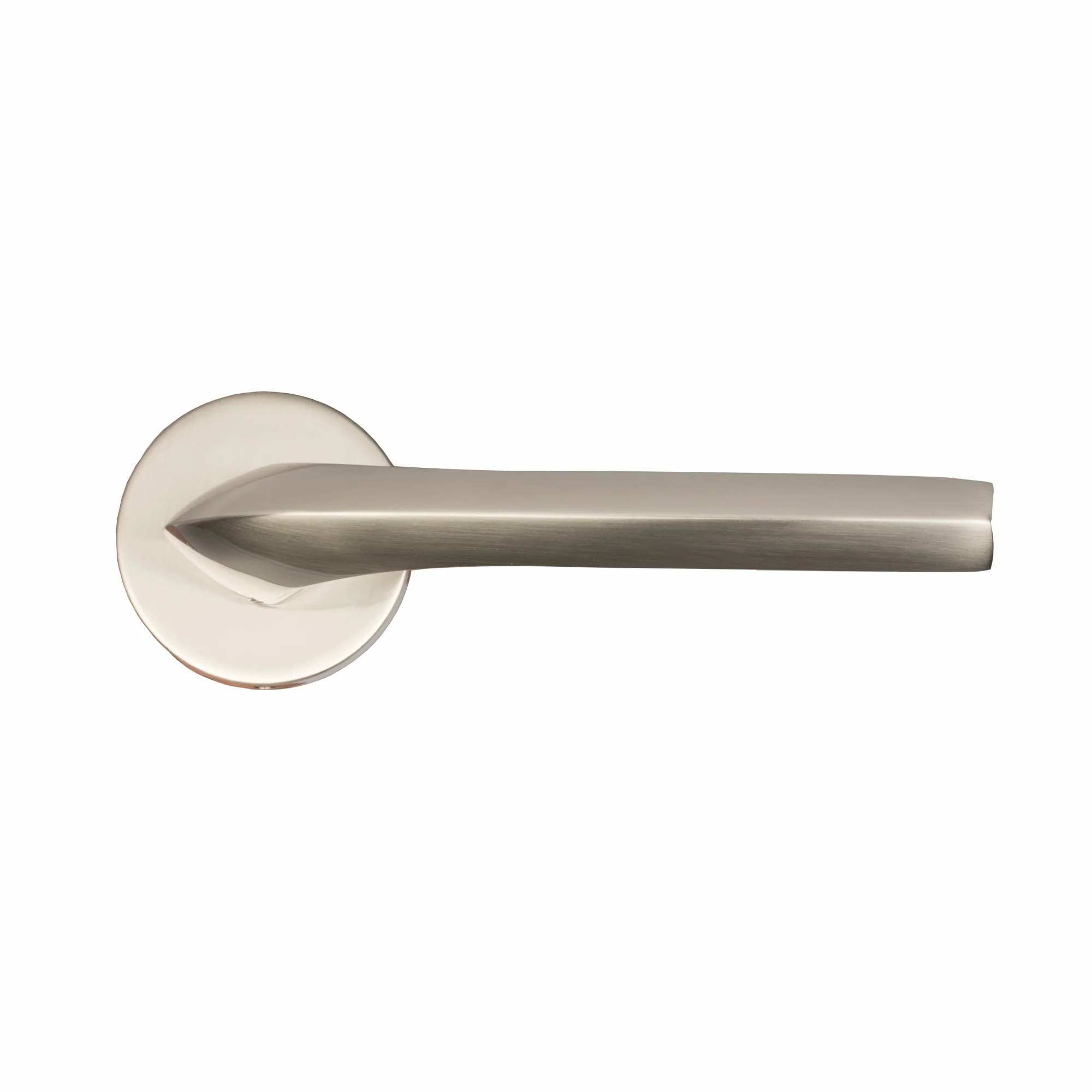 YPBL-808-Solid Brass Premium Lever Handle, Satin Steel - Image 5