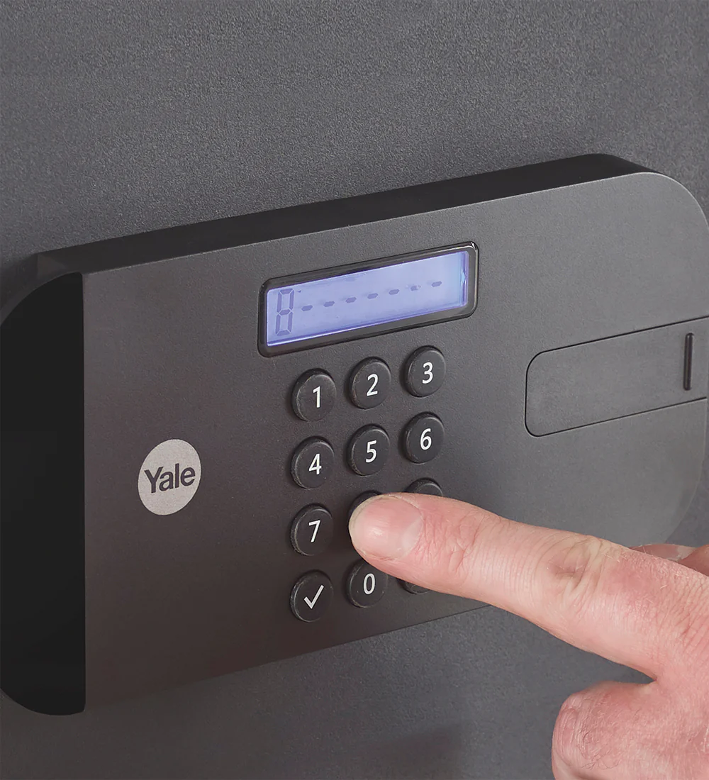 YSEB/250/EB1 High Security Compact Digital Safe Locker PIN, Black - Image 6