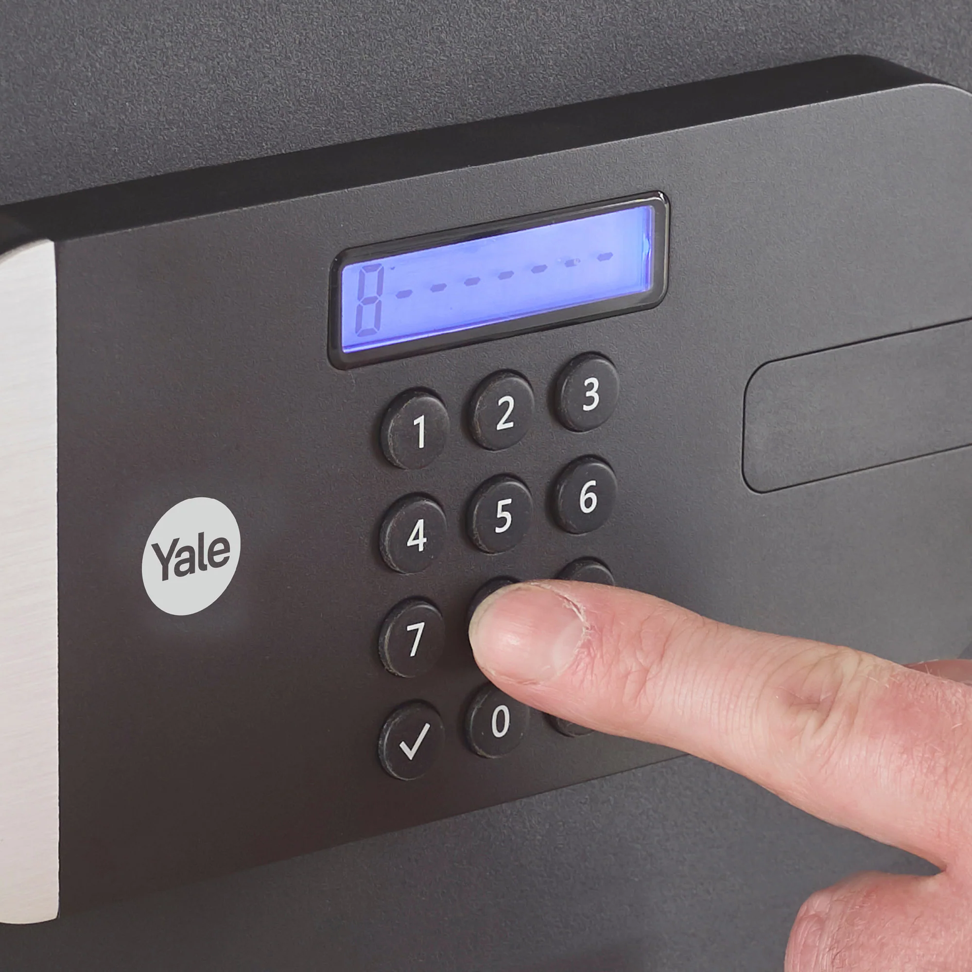 Yale YSFM/520/EG1 Maximum Security Large Digital Locker with Fingerprint and Pin Access - Grey - Image 8