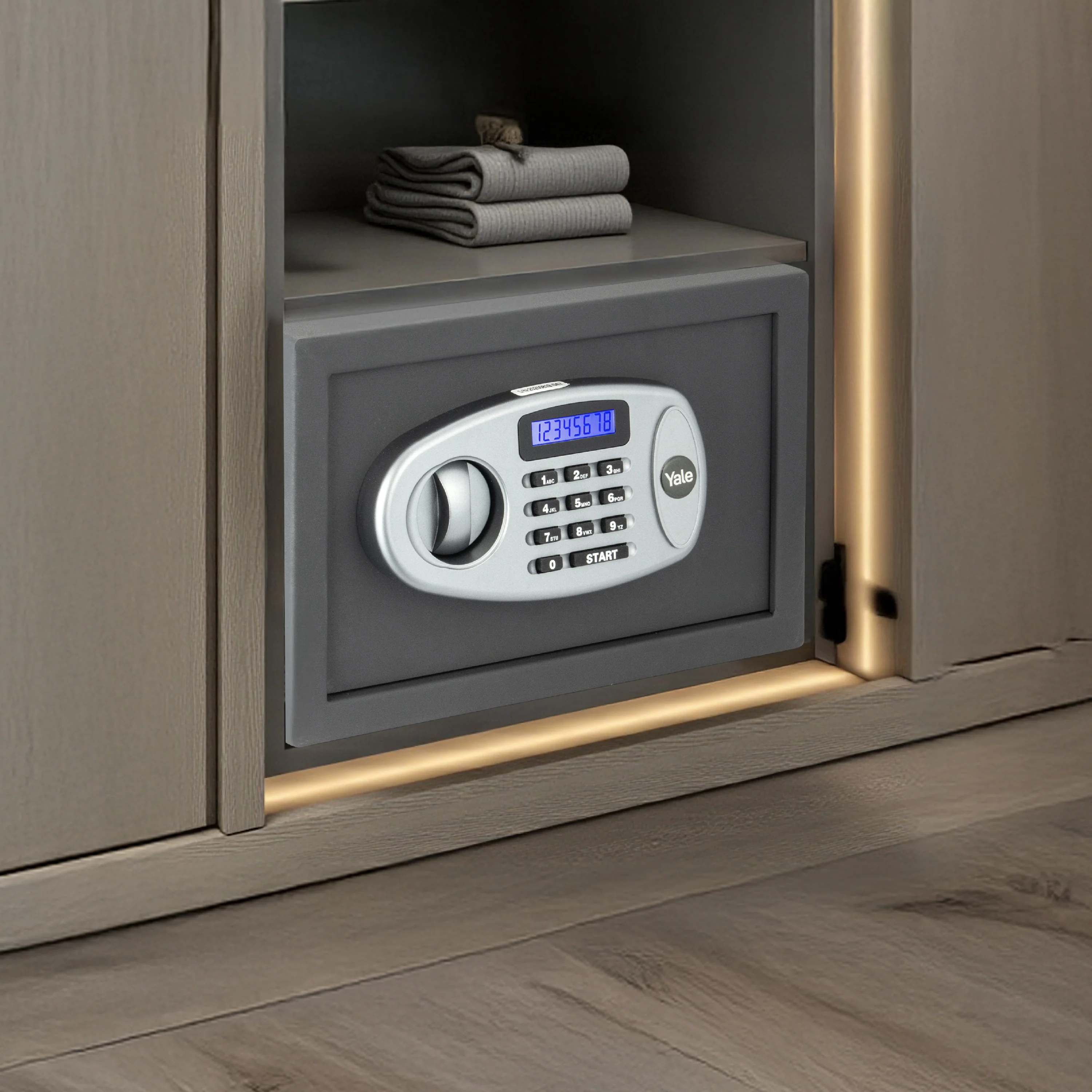 YSS/200/GR Small Security Safe locker with Pincode Access- Grey - Image 11