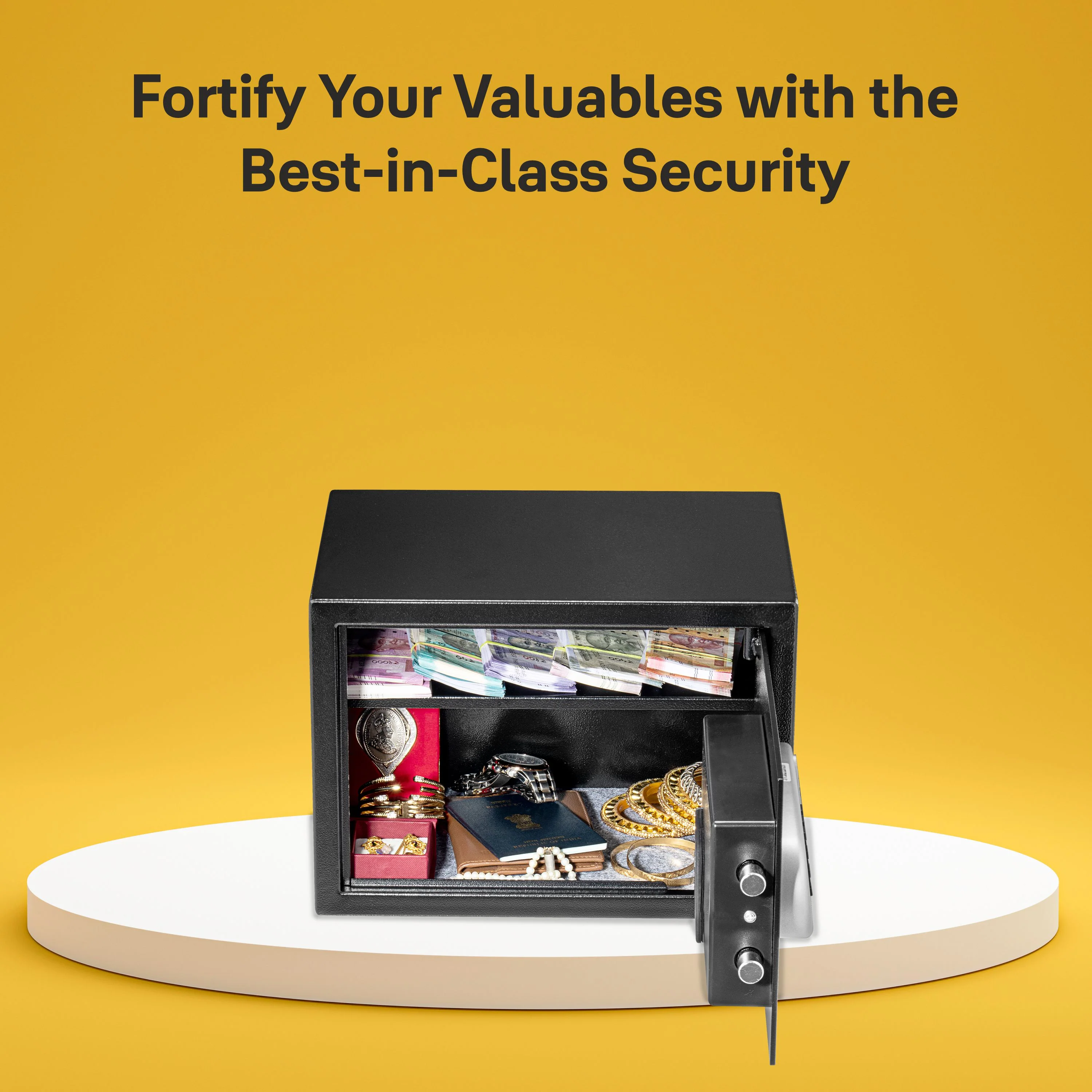 YSS/250/DB2  Home Security  Safe lockers with Pincode Access- Black - Image 6