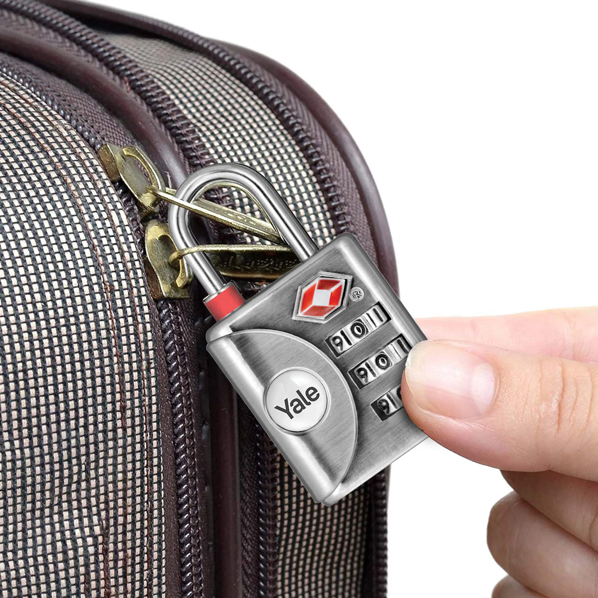 YTP1/32/119/1 Travel Sentry Approved (TSA) Travel Padlock with inspection Indicator (Pack 2) - Image 4